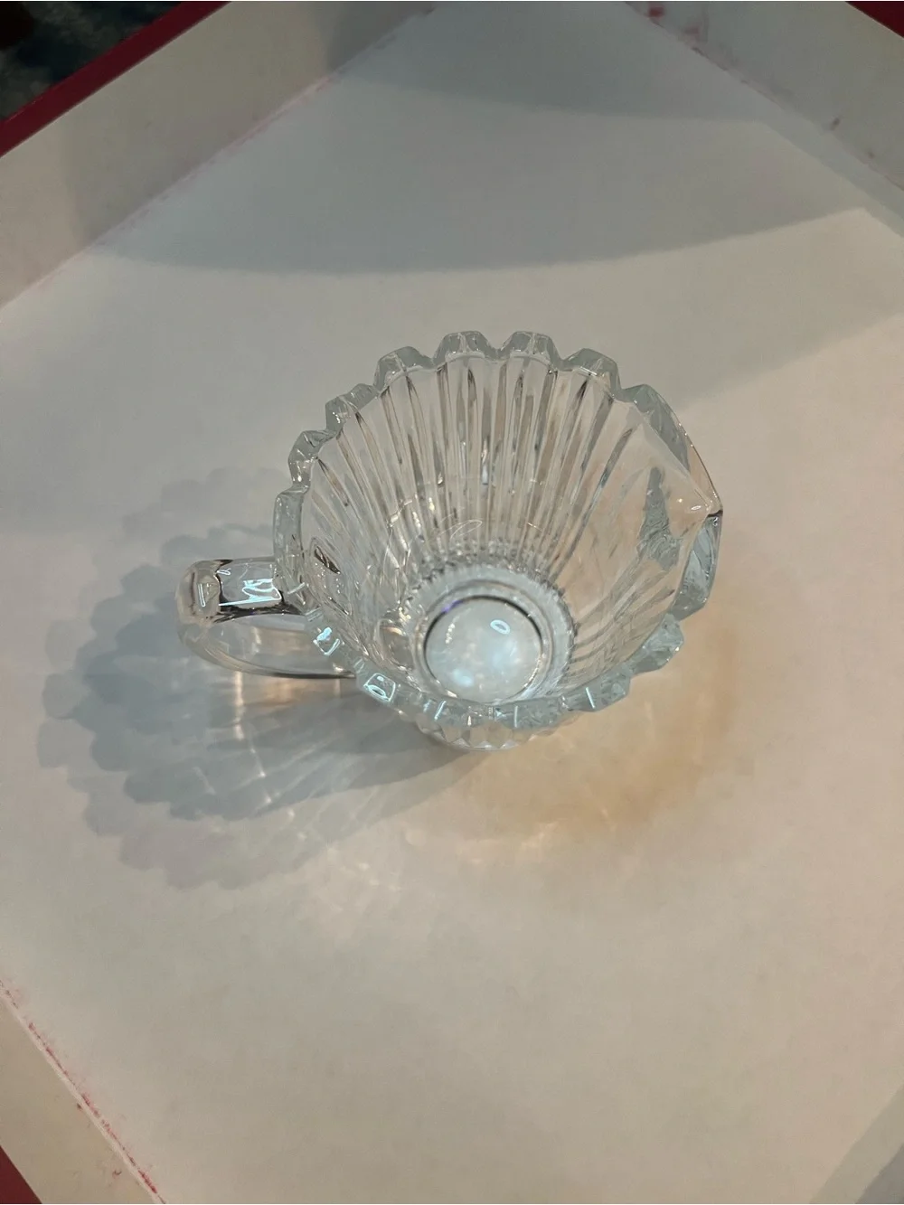 Mikasa Royal Suite crystal creamer pitcher